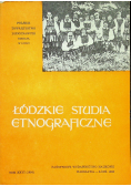Łódzkie studia etnograficzne Tom XXVI