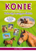 Konie Koloruję i rysuję po śladzie