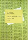 Analiza matematyczna dla fizyków tom 1