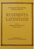 Rudimenta Latinitatis Część II