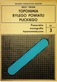 Toponimia byłego powiatu Puckiego