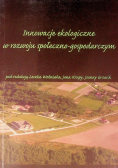 Innowacje ekologiczne w rozwoju społeczno - gospodarczym