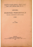 Anonima Diarjusz Peregrynacji Włoskiej Hiszpańskiej Portugalskiej 1925 r.