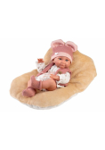 Lalka winylowa bobas Nica z poduszką 40cm