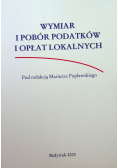 Wymiar i pobór podatków i opłat lokalnych