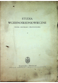 Studia wczesnośredniowieczne Tom II