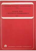 Wybór pism o Honorata Koźmińskiego część 2 Tom V