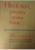 Historia państwa i prawa Polski tom 2