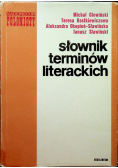 Słownik terminów literackich