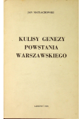 Kulisy genezy Powstania Warszawskiego