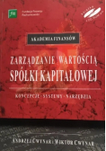 Zarządzanie wartością spółki kapitałowej