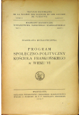 Program społeczno polityczny kościoła frankońskiego w wieku VI 1927 r