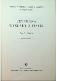 Feynmana wykłady z fizyki Tom I Część I