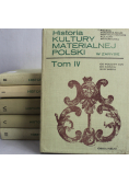 Historia Kultury materialnej Polski 6 tomów