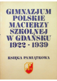 Gimnazjum polskie macierzy szkolnej w Gdańsku 1922 1939