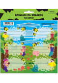 Naklejki na zeszyty - Gra 2 (12szt)