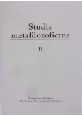 Studia metafilozoficzne II