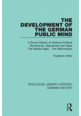 The Development of the German Public Mind