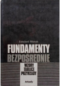 Fundamenty bezpośrednie wzory tablice przykłady