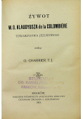 Żywot W O Klaudyusza de la Colombiere 1903 r