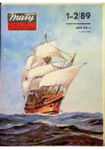 Mały modelarz Nr 1 i 2 / 89 Historyczny żaglowiec Mayflower