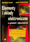Elementy i układy elektroniczne w pytaniach i odpowiedziach