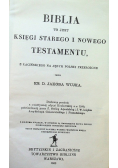 Biblia to jest księgi starego i nowego testamentu