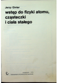 Wstęp do fizyki atomu cząsteczki i ciała stałego