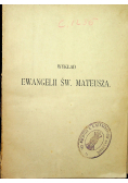 Wykład Ewangelii Św Mateusza 1903 r.