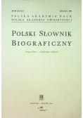 Polski słownik biograficzny Zeszyt 190
