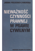 Nieważność czynności prawnej w prawie cywilnym