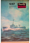 Mały modelarz Nr 12 / 87 Polski ścigacz artyleryjski S - 2 ORP Wilczur