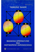 Badania operacyjne dla inżynierów zarządzania