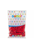 Balony rurki włoskie czerwone 7,5cm 100szt