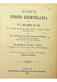 Nowy sposób rozmyślania 1885 r.