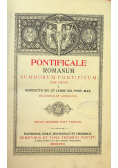 Pontificale Romanum 1908 r.