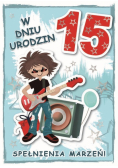 Karnet urodziny 15