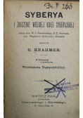 Syberya i znaczenie wielkiej kolei Syberyjskiej 1898 r.