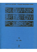 Słownik artystów polskich Tom VI