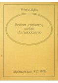 Badacz społeczny wobec doświadczenia