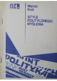 Style Politycznego Myślenia Przedruk