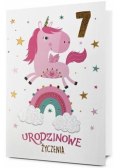 Karnet B6 Urodziny 7