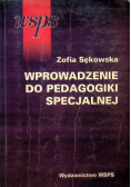 Wprowadzenie do pedagogiki specjalnej