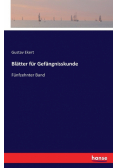 Blätter für Gefängnisskunde