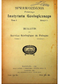 Sprawozdania polskiego Instytutu Geologicznego 1932 r.