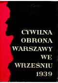 Cywilna obrona Warszawy we wrześniu 1939