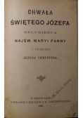 Chwała świętego Józefa 1896 r.