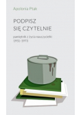 Podpisz się czytelnie