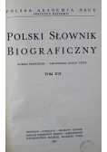 Polski Słownik Biograficzny Tom XVI