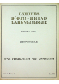 Cathiers D oto rhino laryngologie